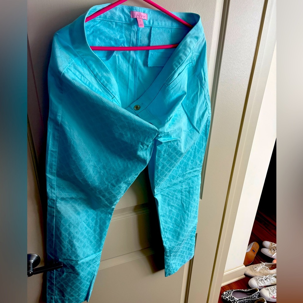 Lilly Pulitzer blue pants size 16